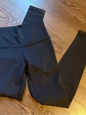 lululemon athletica Black Wide-Waist Leggings